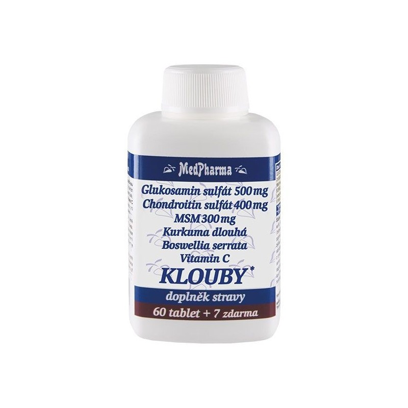 MEDPHARMA Klouby 60+7 tablet