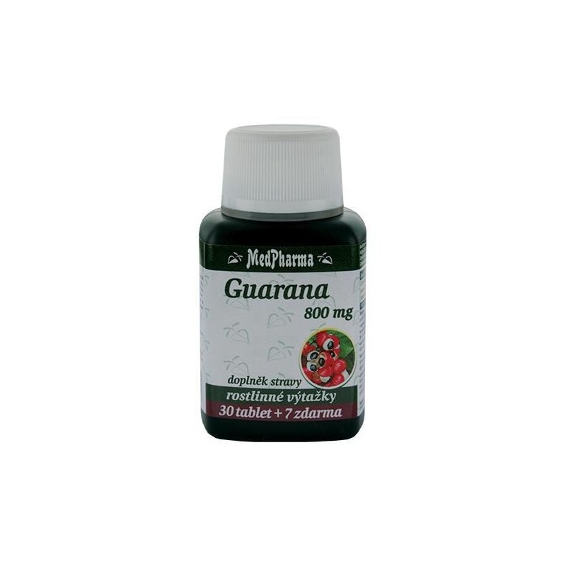 MEDPHARMA Guarana 800 mg 30+7 tablet