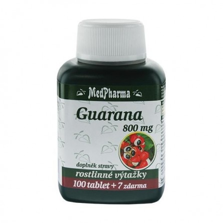 MEDPHARMA Guarana 800 mg 100+7 tablet