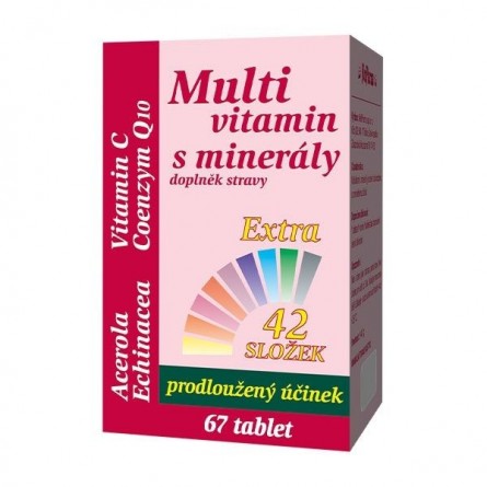 MEDPHARMA Multivitamin s minerály extra 42 složek 67 tablet