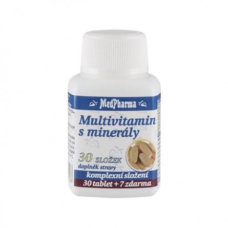 MEDPHARMA Multivitamin s minerály 30 složek 30+7 tablet