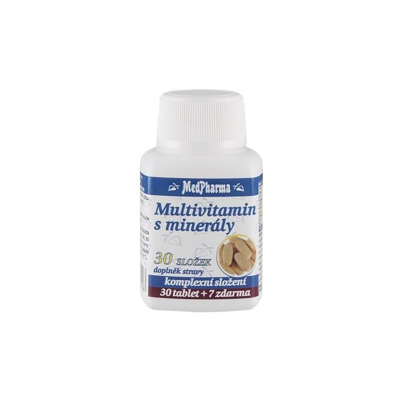 MEDPHARMA Multivitamin s minerály 30 složek 30+7 tablet