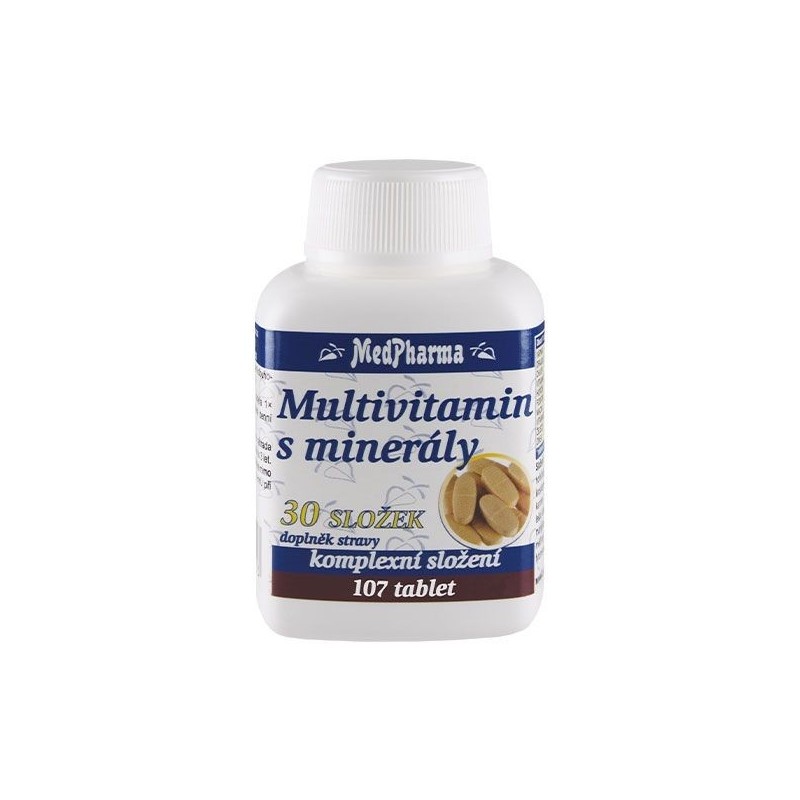 MEDPHARMA Multivitamin s minerály 30 složek 107 tablet