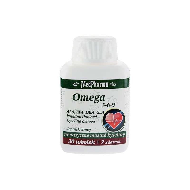 MEDPHARMA Omega 3-6-9 30+7 tobolek