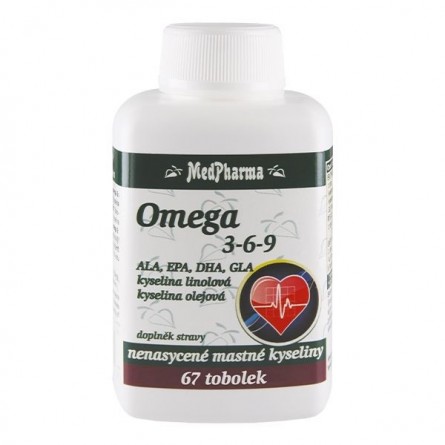 MEDPHARMA Omega 3-6-9 67 tobolek