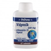 MEDPHARMA Vápník 600 mg + vitamin D 67 tobolek