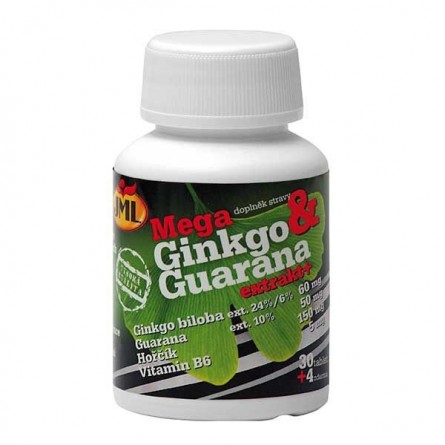 JML Ginkgo a guarana mega 30+4 tablet