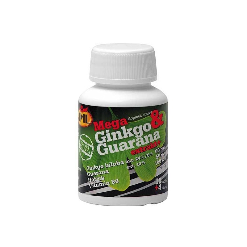 JML Ginkgo a guarana mega 30+4 tablet