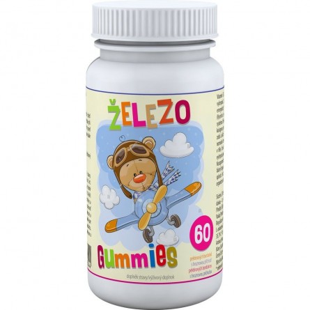 GUMMIES Železo 60 pektinových bonbónů