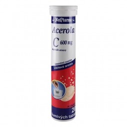 MEDPHARMA Acerola C 600 mg 20 šumivých tablet