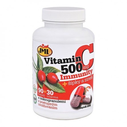 JML Vitamin C 500 mg Immunity 90+30 kapslí