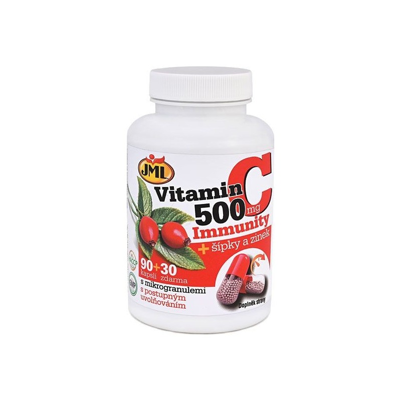JML Vitamin C 500 mg Immunity 90+30 kapslí