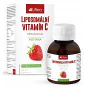 LIFTEA Liposomální vitamín C příchuť jahoda 50 ml