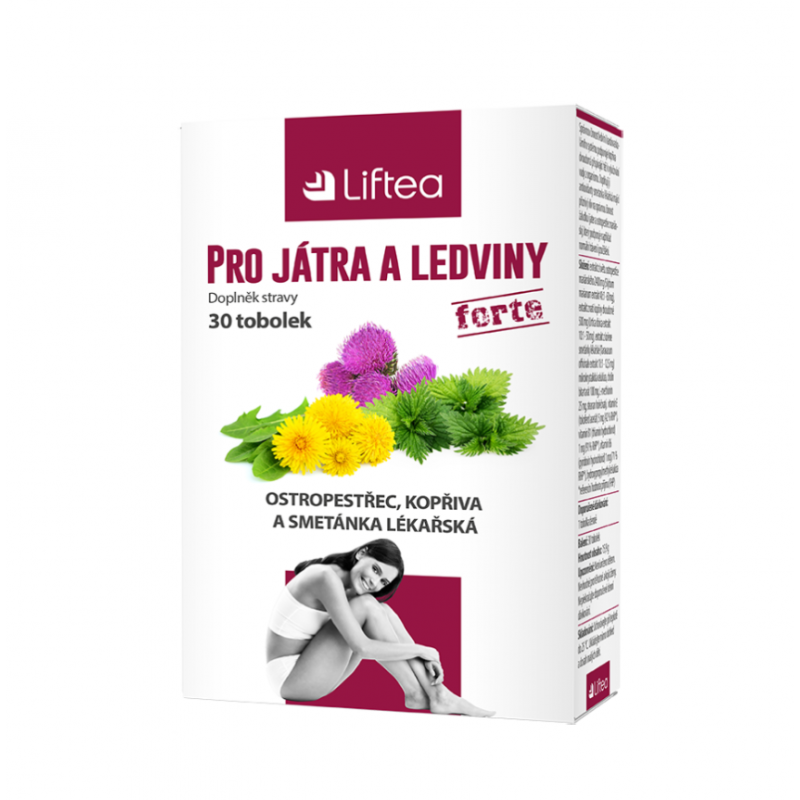 LIFTEA Pro játra a ledviny forte 30 tobolek