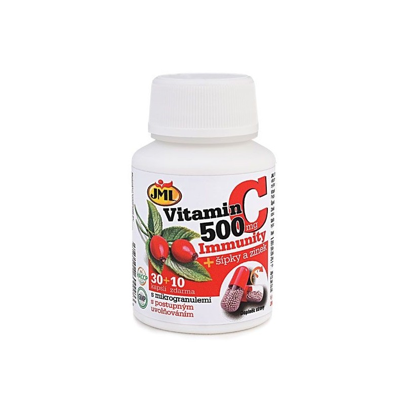 JML Vitamin C 500 mg Immunity 30+10 kapslí