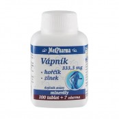 MEDPHARMA Vápník 333,3 mg + hořčík + zinek 100+7 tablet