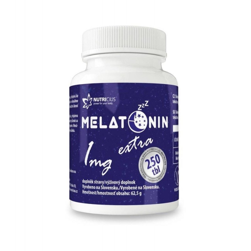 NUTRICIUS Melatonin 1 mg extra 250 tablet