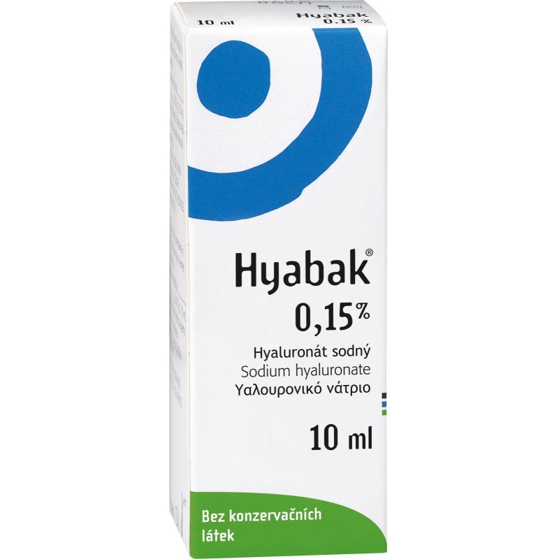 Hyabak 0,15% oční kapky 10 ml