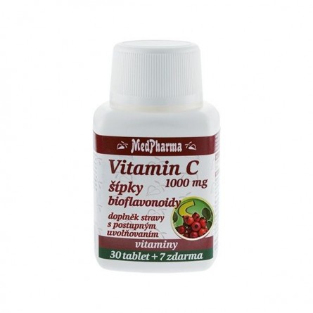 MEDPHARMA Vitamin C 1000 mg s šípky 30+7 tablet