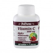 MEDPHARMA Vitamin C 1000 mg s šípky 60+7 tablet