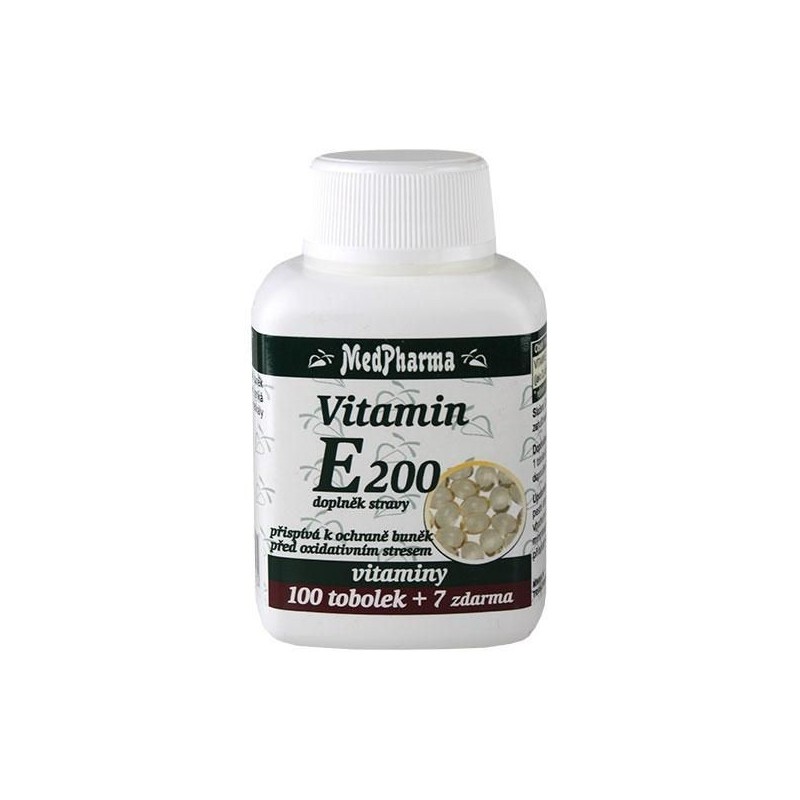 MEDPHARMA Vitamin E 200 100+7 tobolek