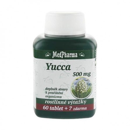 MEDPHARMA Yucca 500 mg 60+7 tablet