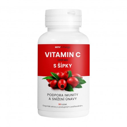 MOVIT ENERGY Vitamin C 1000 mg s šípky 90 tablet