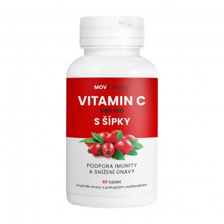 MOVIT ENERGY Vitamin C 500 mg s šípky 90 tablet