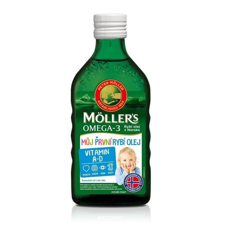 MÖLLER´S Omega 3 Můj první rybí olej 250 ml