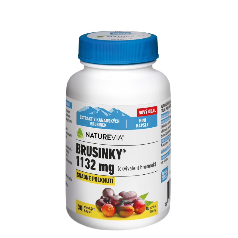 NATUREVIA Brusinky 1132 mg 30 kapslí