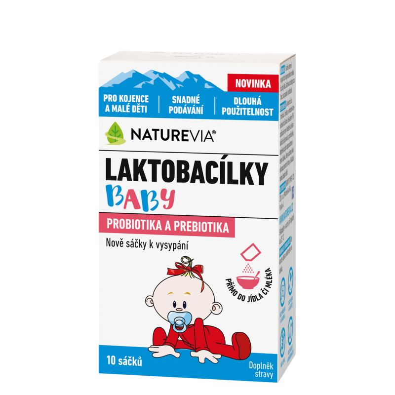 NATUREVIA Laktobacílky baby 10 sáčků