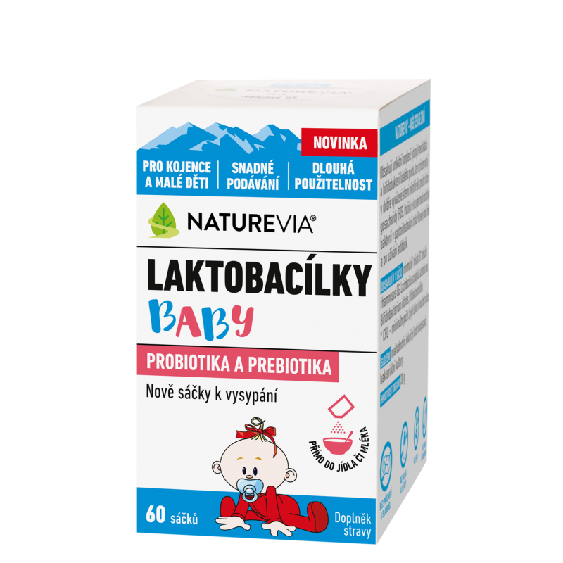 NATUREVIA Laktobacílky baby 60 sáčků