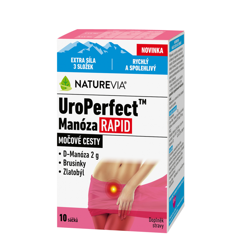 NATUREVIA Uroperfect manóza rapid 10 sáčků