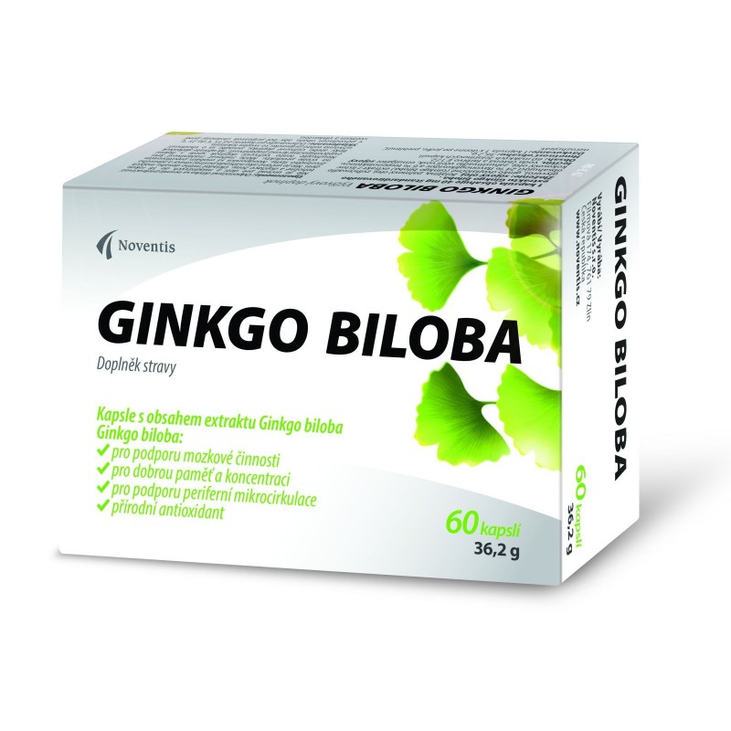 NOVENTIS Ginkgo biloba 60 kapslí