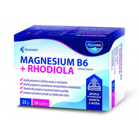 NOVENTIS Magnesium B6 + rhodiola 30 tablet