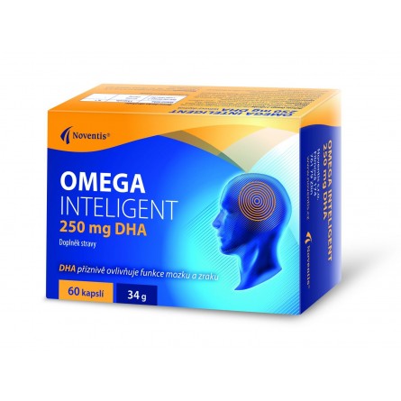 NOVENTIS Omega Inteligent 250 mg DHA 60 kapslí