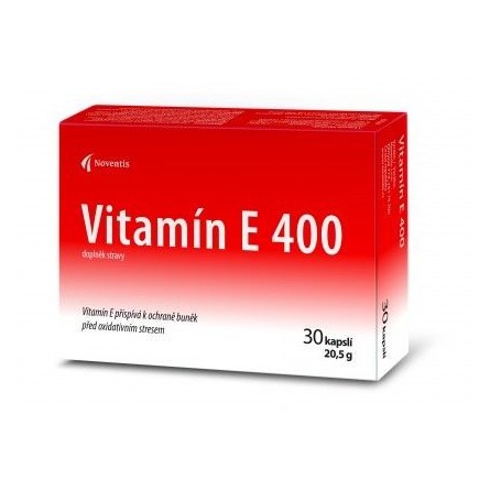 NOVENTIS Vitamín E 400 30 kapslí