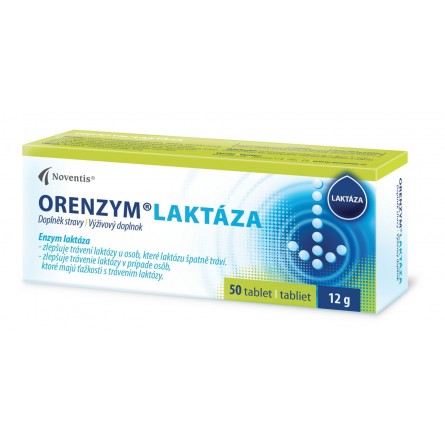 NOVENTIS Orenzym laktáza 50 tablet