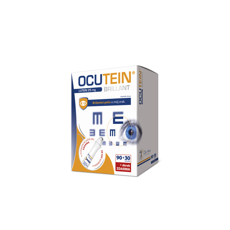 OCUTEIN Lutein 25 mg brillant 90+30 tobolek + dárek