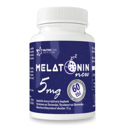 NUTRICIUS Melatonin 5 mg new extra 60 tablet