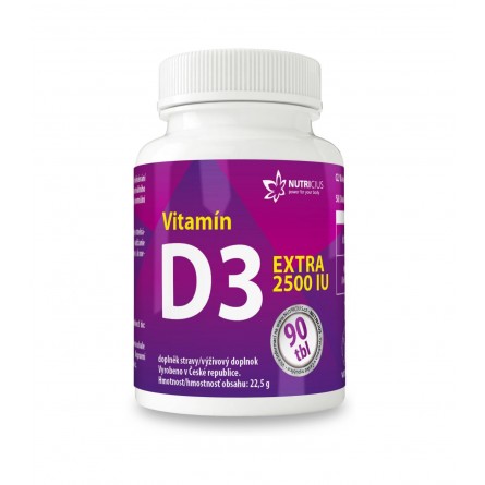 NUTRICIUS Vitamín D3 2500 IU extra 90 tablet