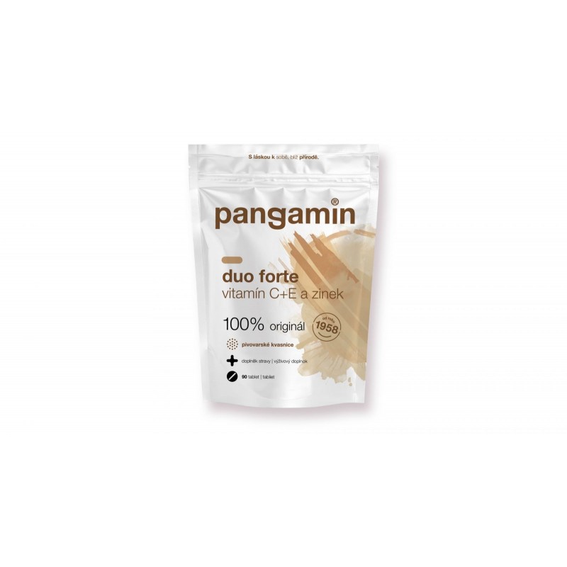 PANGAMIN Vitamín C+E a zinek duo forte 90 tablet