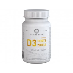 PHARMA ACTIV Vitamín D3 2000 I.U. forte 30 tablet