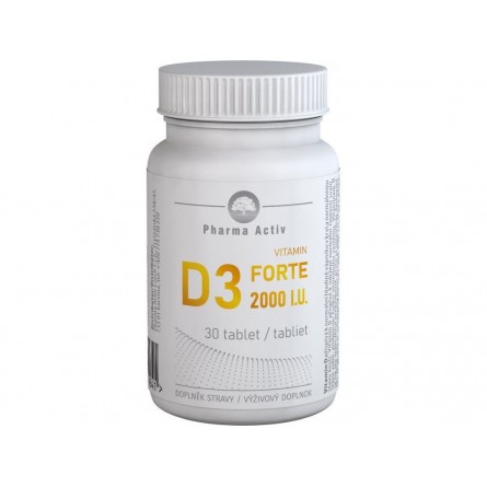 PHARMA ACTIV Vitamín D3 2000 I.U. forte 30 tablet