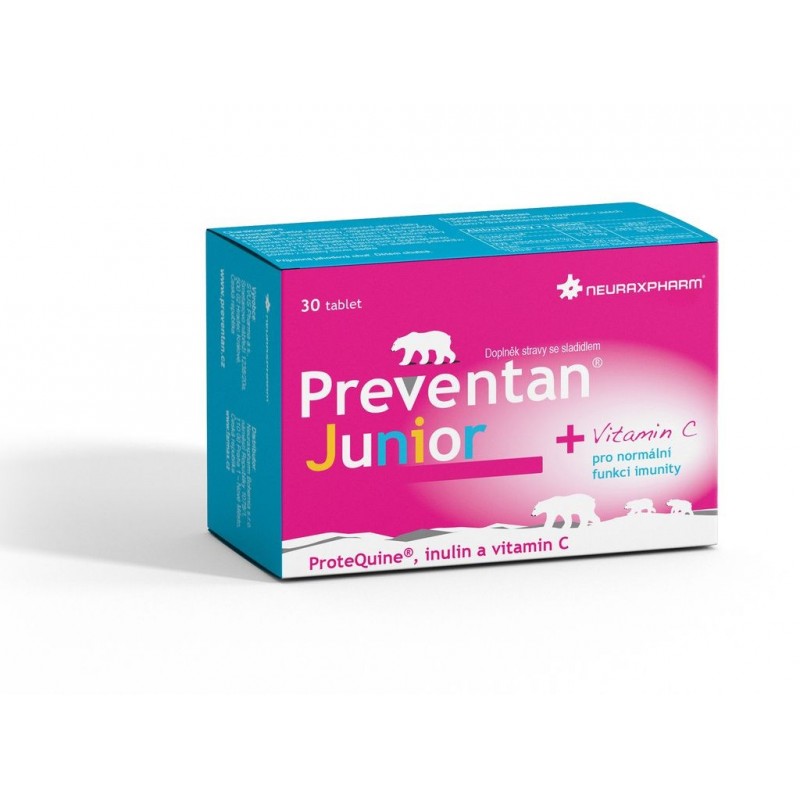 PREVENTAN Junior + vitamin C 30 tablet