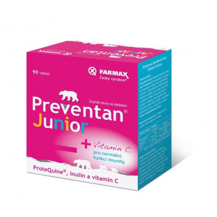 PREVENTAN Junior + vitamin C 90 tablet