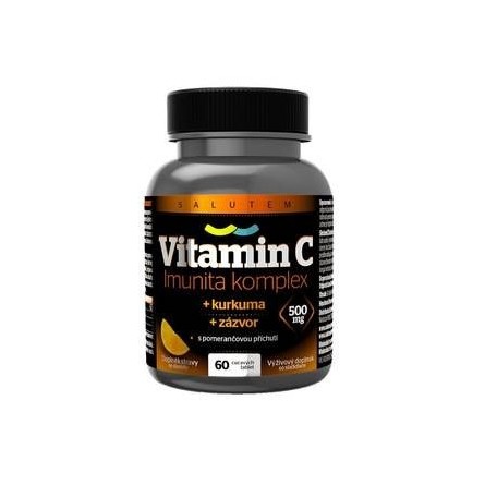 SALUTEM Vitamin C + kurkuma + zázvor 60 tablet