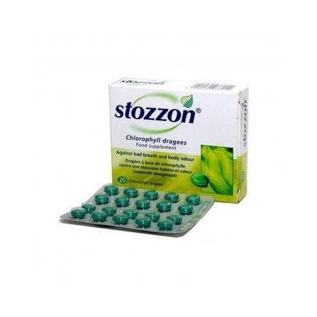 STOZZON Dražé s chlorofylem 40 tablet
