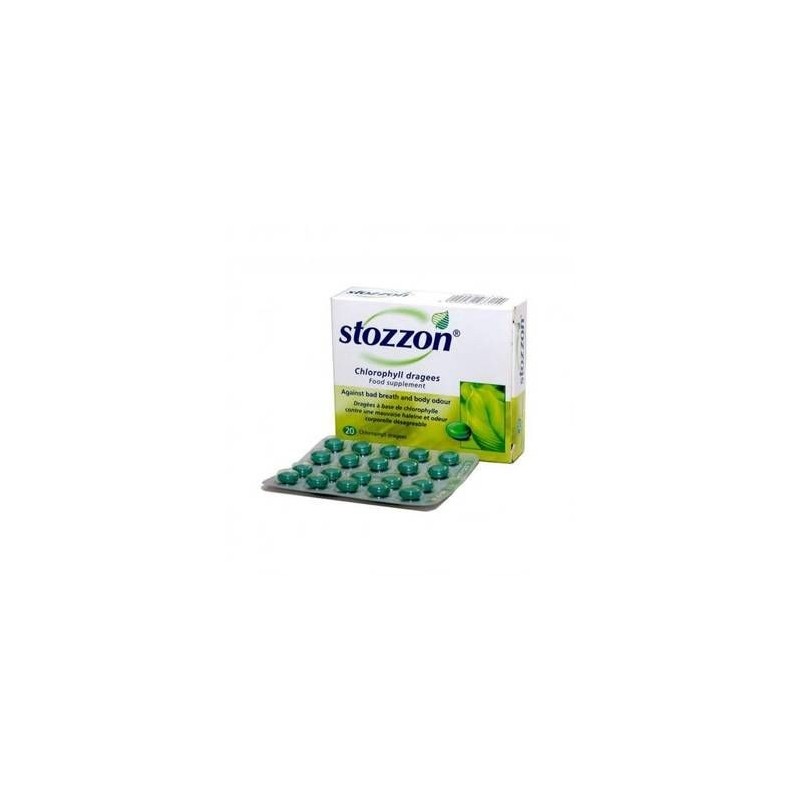 STOZZON Dražé s chlorofylem 40 tablet