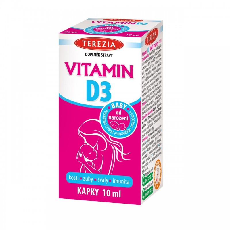 TEREZIA Vitamin D3 90 tobolek + dárek